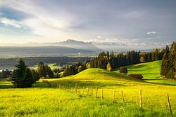 Dramatic sunrise in Allgäu