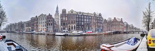 Amsterdam Winter Panorama 2019 Kloverniersburgwal Zuiderkerk