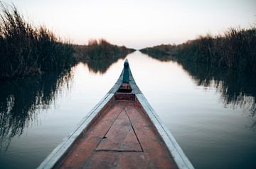 Sur un bateau à l'ancienne à travers les marais d'Irak | Print on Demand sur Milene van Arendonk