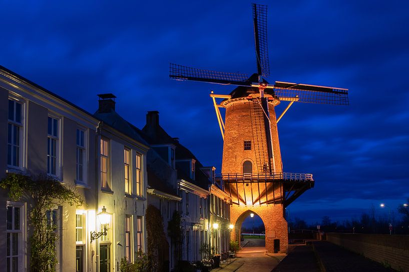 Molen Rijn en Lek in Wijk bij Duurstede van Bert van Wijk