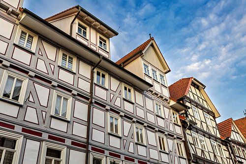 De stad Witzenhausen in Noord-Hessen