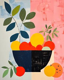 Illustration "Bunter Obstkorb" von Studio Allee