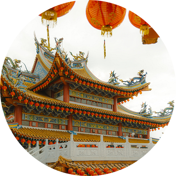 Rode lantaarns en tempelkunst: Thean Hou Tempel in Kuala Lumpur