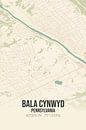 Vintage map of Bala Cynwyd (Pennsylvania), USA. by MyCityPoster thumbnail