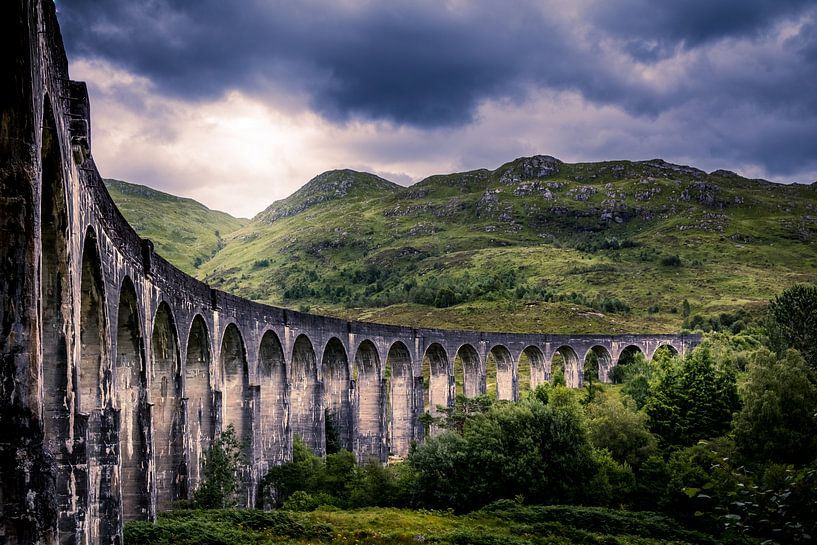 Glenfinnan Viaduct (The Harry Potter bridge) von Dennis Wardenburg