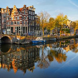 Herbsttag in Amsterdam von Odette Kleeblatt