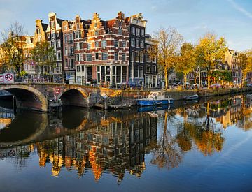 Herbsttag in Amsterdam von Odette Kleeblatt