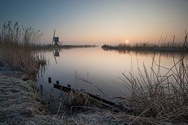 Koude wintermorgen van Raoul Baart