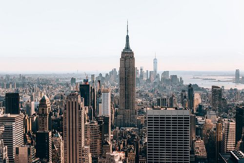 Skyscraper panorama of New York City