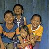 Fröhliche Kinder in Jakarta von Walter G. Allgöwer