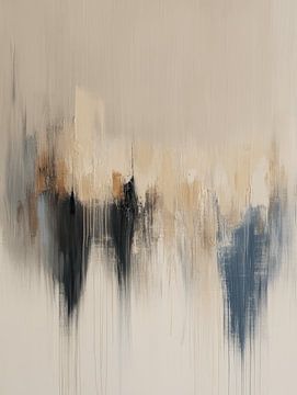 Modern en abstract in Japandi stijl van Japandi Art Studio