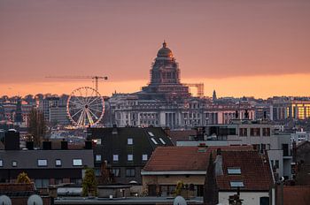 Gouden uurtje over Brussel