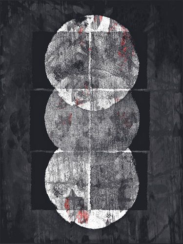 Abstracte geometrische organische vormen IV