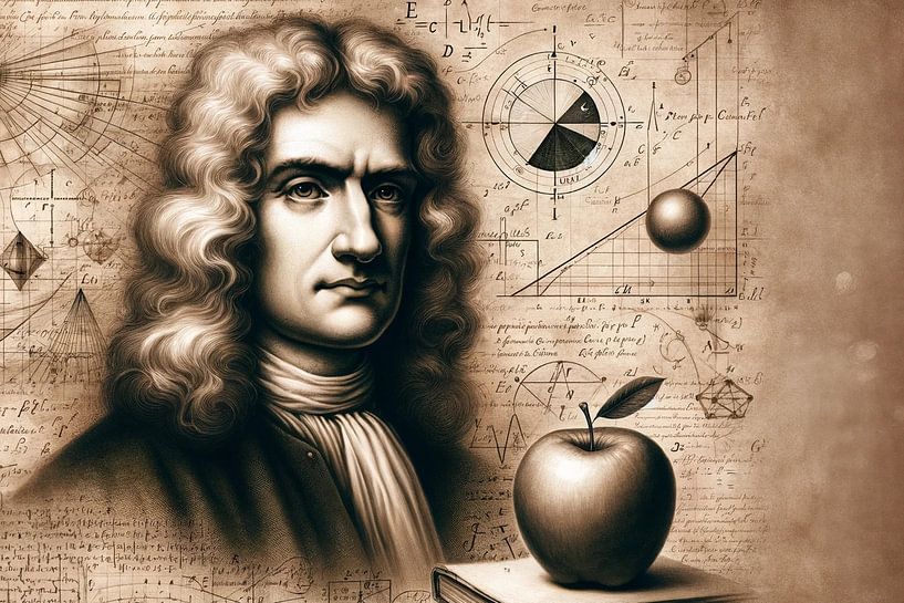 Isaac Newton : loi de la gravitation et connaissance par artefacti