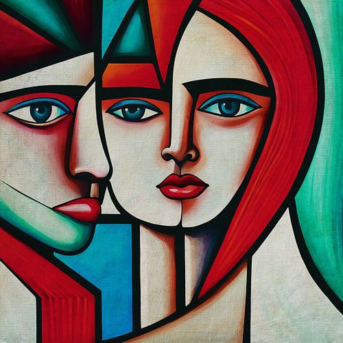 Drie mensen in relatie