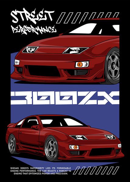 Nissan 300ZX JDM Auto von Adam Khabibi