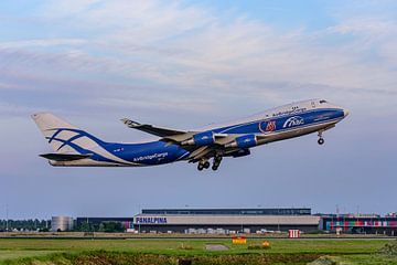 Take-off AirBridgeCargo Boeing 747-400 ERF. by Jaap van den Berg