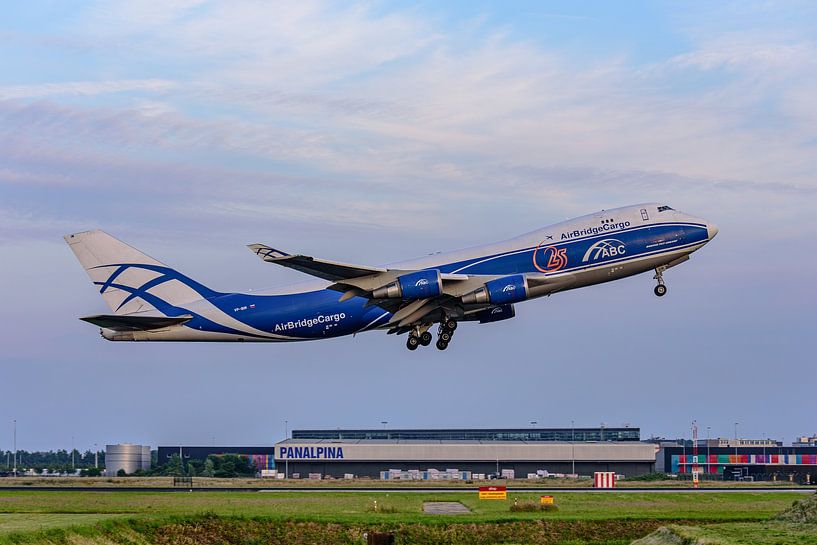 Start der AirBridgeCargo Boeing 747-400 ERF. von Jaap van den Berg