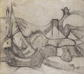 Sailboats for Knokke, ADOLF HÖLZEL, 1913 by Atelier Liesjes