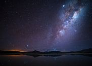 Milky Way above lake in the Andes by Lennart Verheuvel thumbnail