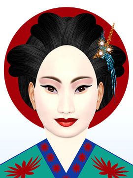 Geisha 2021 van Ton van Hummel (Alias HUVANTO)