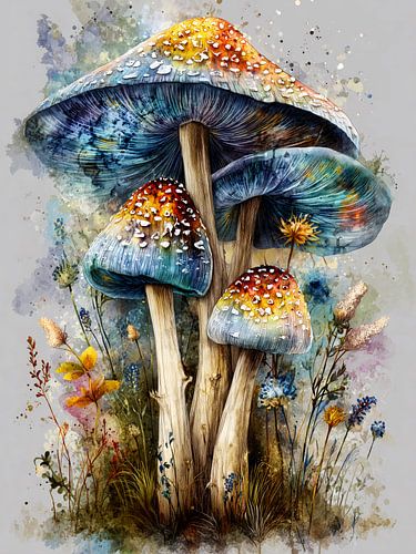 Paddenstoelen bloemsierkunst 11