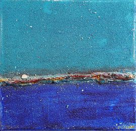 # B13 - Acryl auf Leinwand, 20 x 20 x 3 cm by Erich Keller