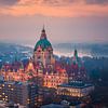 Rathaus der Stadt Hannover, Deutschland von Michael Abid