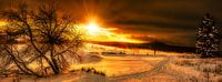 Erzgebirge zur Goldenen Stunde im Winter von Johnny Flash Miniaturansicht