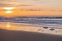 Sunset beach Castricum by the Sea