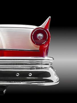 staartvin Amerikaans klassieke auto fair lane 1957
