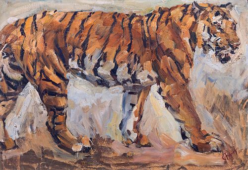 Stappende Tiger, Carl Fahringer