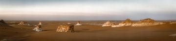 Panoramic photo National Park White Desert Egypt by Gerwald Harmsen
