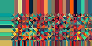 Driehoekig patroon 06 van Marion Tenbergen