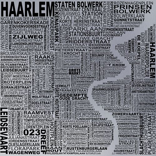 Map of Haarlem