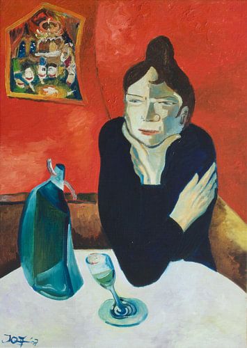 De Absinthdrinkster van Jeroen Quirijns