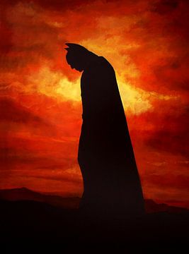The Batman painting by Paul Meijering