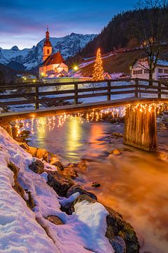 Kerstmis in Ramsau van Martin Wasilewski
