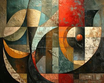 Mosaic Spheres Harmony van Kunst Kriebels