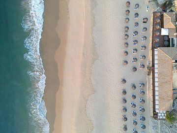 Praia do Burgau in de Portugese Algarve van David Gorlitz