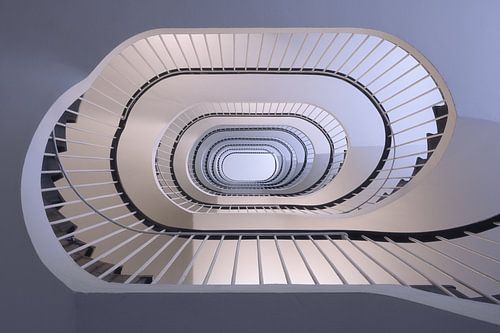 Abstract architecture - stairs from their most beautiful side