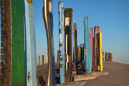 Oriëntatiepunt op de slakkenberg van Haniel, Bottrop, Duitsland