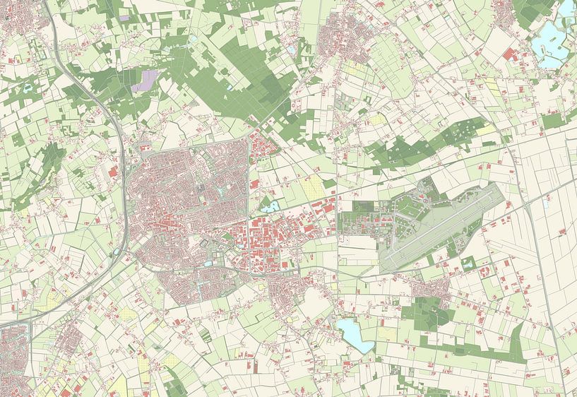 Map of Uden by Rebel Ontwerp