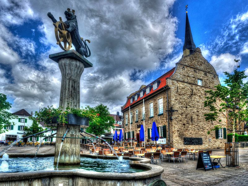 Het &quot;Oude Stenen Huis&quot; in Ratingen van Edgar Schermaul