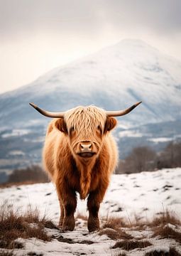 Hooglandkoe Koningin van de weiden: De majestueuze Highland koe van Niklas Maximilian