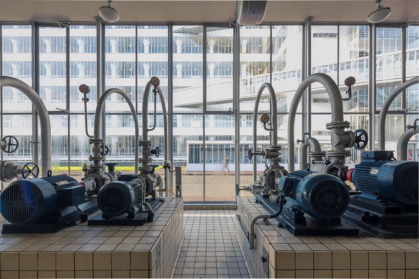 Machinekamer Van Nelle fabriek Rotterdam par Pieter Geevers