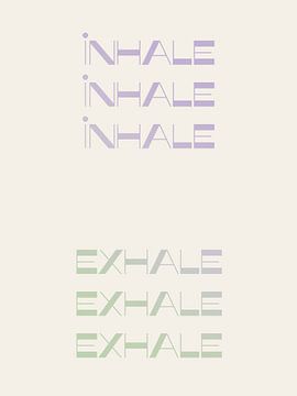 Inhale Exhale van Bohomadic Studio