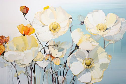 Schilderij met Bloemen 820092