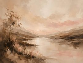 Tal der rosafarbenen Dämmerung von FoXo Art