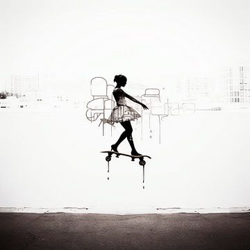 Graffiti City Ballet sur roues sur Karina Brouwer